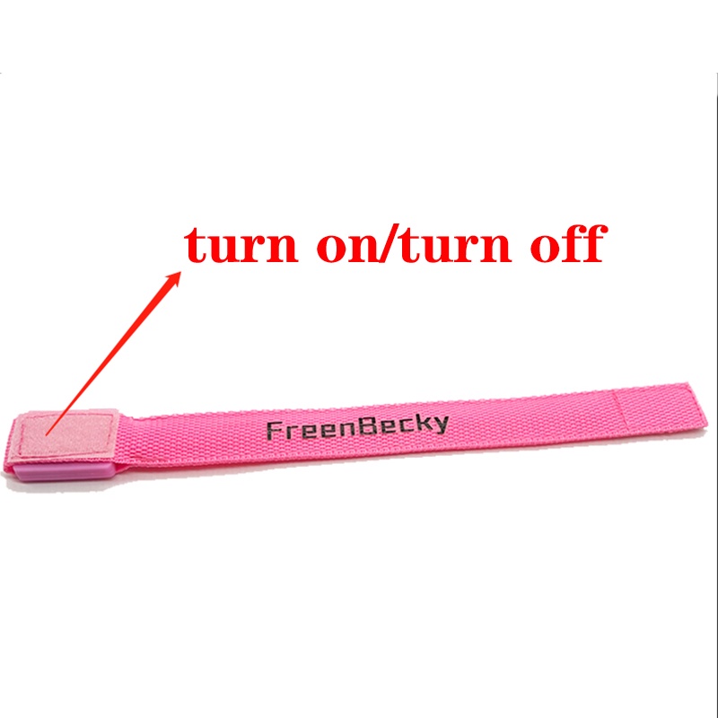 freenbecky-กําไลข้อมือ-มีไฟ-led-สีชมพู-สําหรับแฟนคลับ