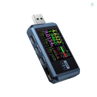 [Allnew]FNIRSI Fnb48p เครื่องทดสอบโวลต์มิเตอร์ แอมมิเตอร์ USB TYPE-C หน้าจอ 6 หลัก อเนกประสงค์ สําหรับตรวจจับแบตเตอรี่