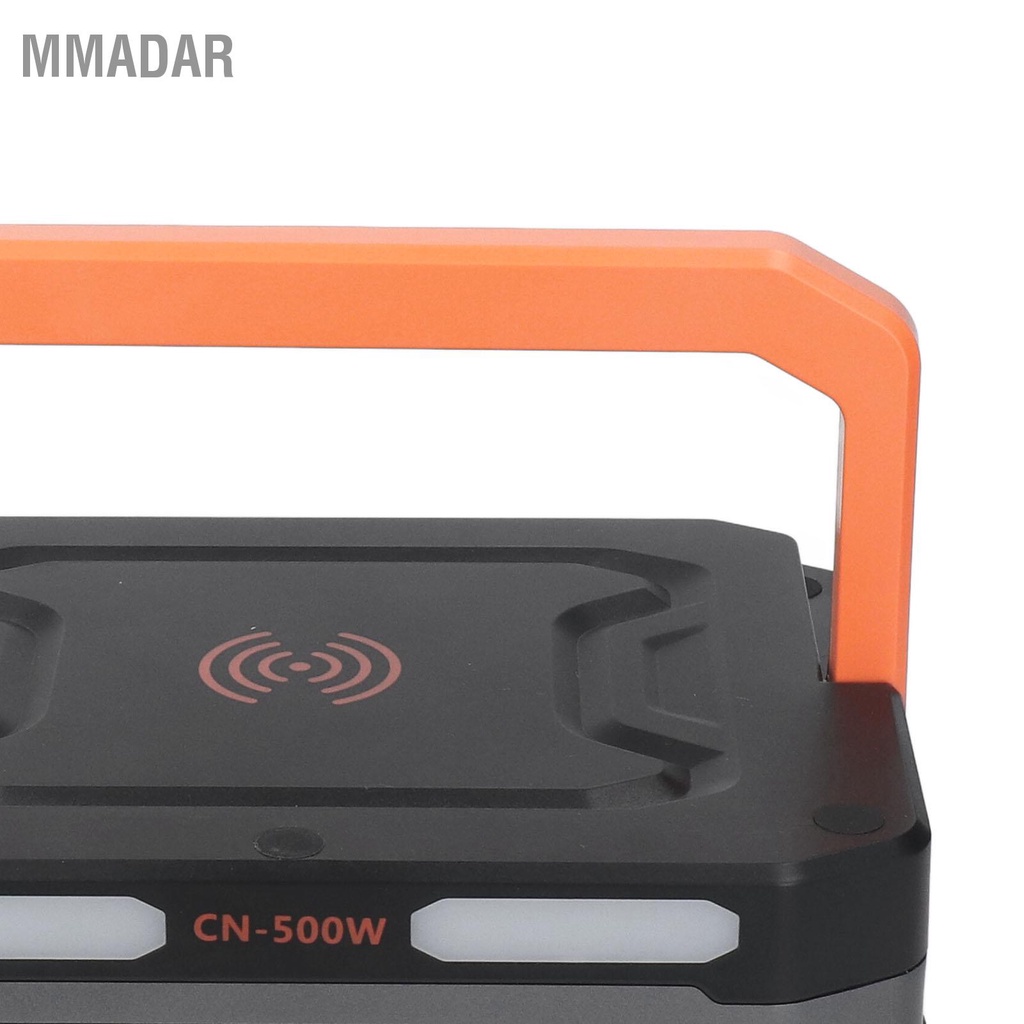 mmadar-portable-power-station-500w-energy-storage-แหล่งจ่ายไฟสำรองฉุกเฉินกลางแจ้งพร้อมไฟ-led-100-240v