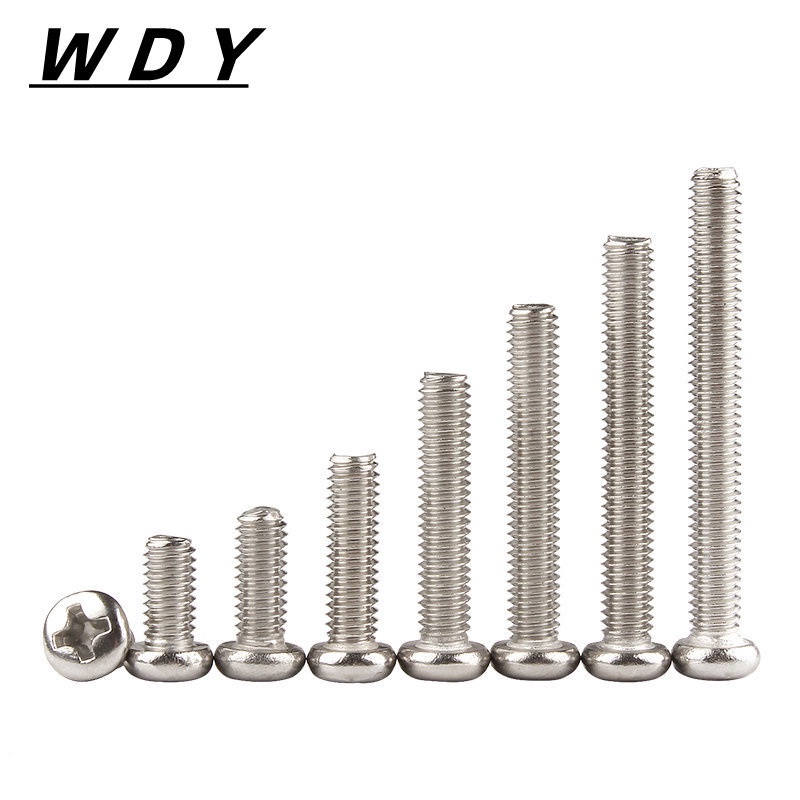 wdy-หัวสกรูชุบนิกเกิล-หัวกลม-m3-m4-m5-m6