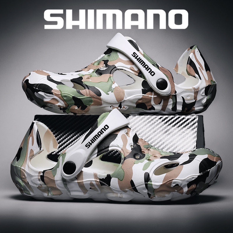 shimano-รองเท้าแตะ-eva-พื้นนิ่ม-กันลื่น-ระบายอากาศ-เหมาะกับเดินชายหาด-แฟชั่นฤดูร้อน-สําหรับผู้ชาย