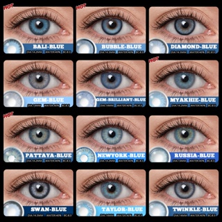 Eyeshare คอนแทคเลนส์สี 2 ชิ้น สําหรับดวงตา สีฟ้า คอนแทคเลนส์ เครื่องสําอาง ปี แต่งหน้า คอนแทคเลนส์