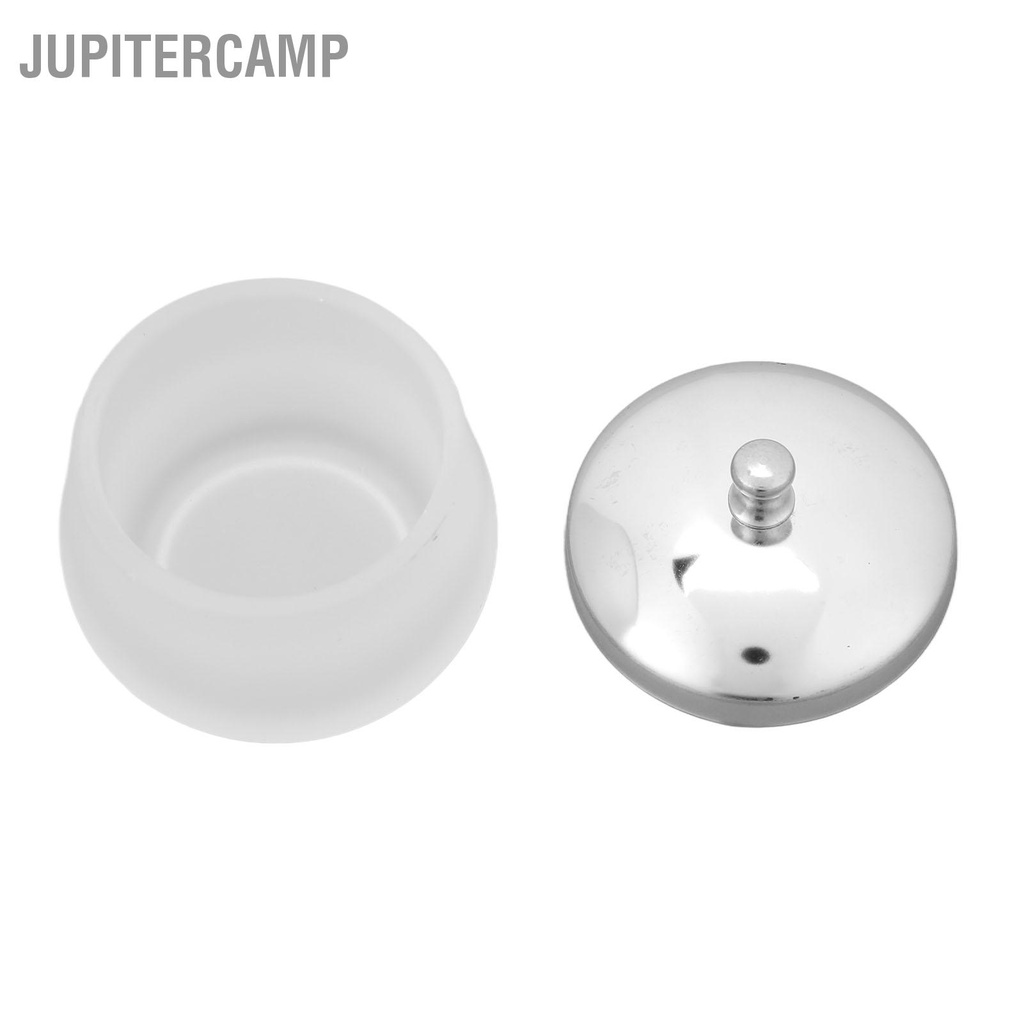 jupitercamp-nail-art-cup-ประณีต-frosted-glass-dappen-dish-พร้อมฝาโลหะสำหรับร้านทำเล็บ