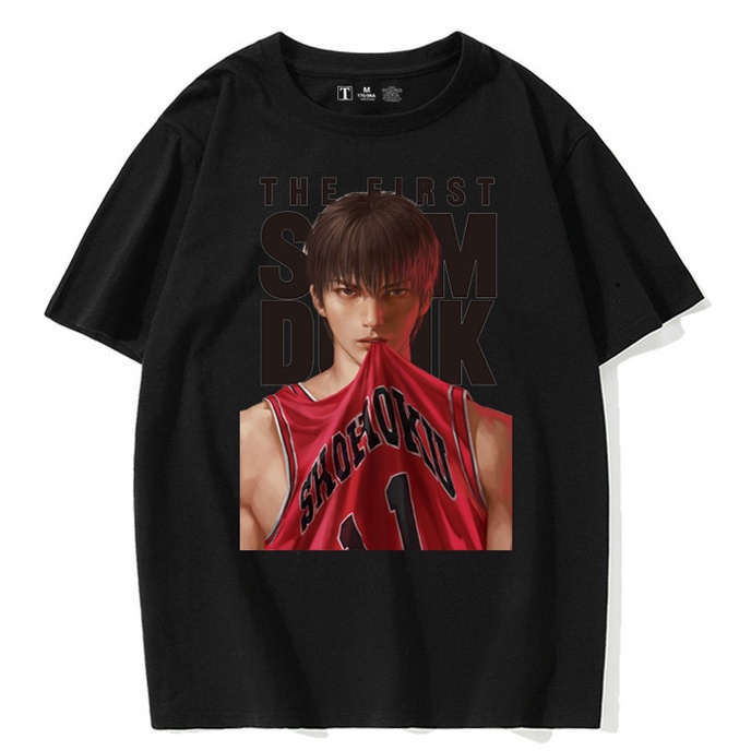 sadas-เสื้อยืดแขนสั้น-ผ้าฝ้ายแท้-พิมพ์ลาย-slam-dunk-theatrical-version-big-movie-kaede-rukawa-แฟชั่นคู่รัก-2023-s-5xl