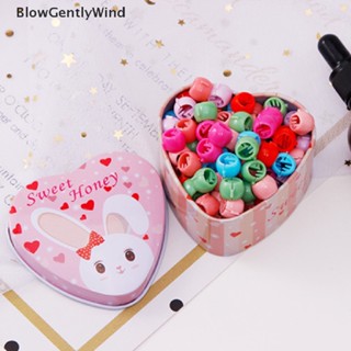 Blowgentlywind กิ๊บติดผม ลูกปัดพลาสติก ขนาดเล็ก สีแคนดี้ สําหรับเด็กผู้หญิง BGW