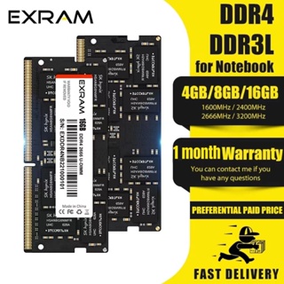Exram โมดูลหน่วยความจํา RAM DDR5 DDR4 16GB 32GB 4800MHz 5600MHz 2666MHz 3200MHz 262Pin 260Pin 1.2v 1.1v สําหรับคอมพิวเตอร์ โน้ตบุ๊ก แล็ปท็อป