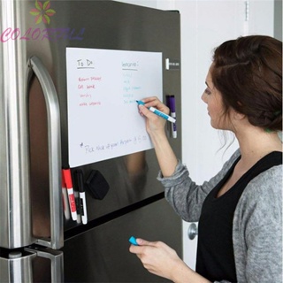 【COLORFUL】Magnetic Whiteboard Timetable Fridge Board Magnetic Board Memo Pads Note Board