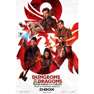 แผ่นดีวีดี หนังใหม่ ดันเจียนส์ &amp; ดรากอนส์ เกียรติยศในหมู่โจร (2023) Dungeons &amp; Dragons Honor Among Thieves (เสียง ไทย /อ