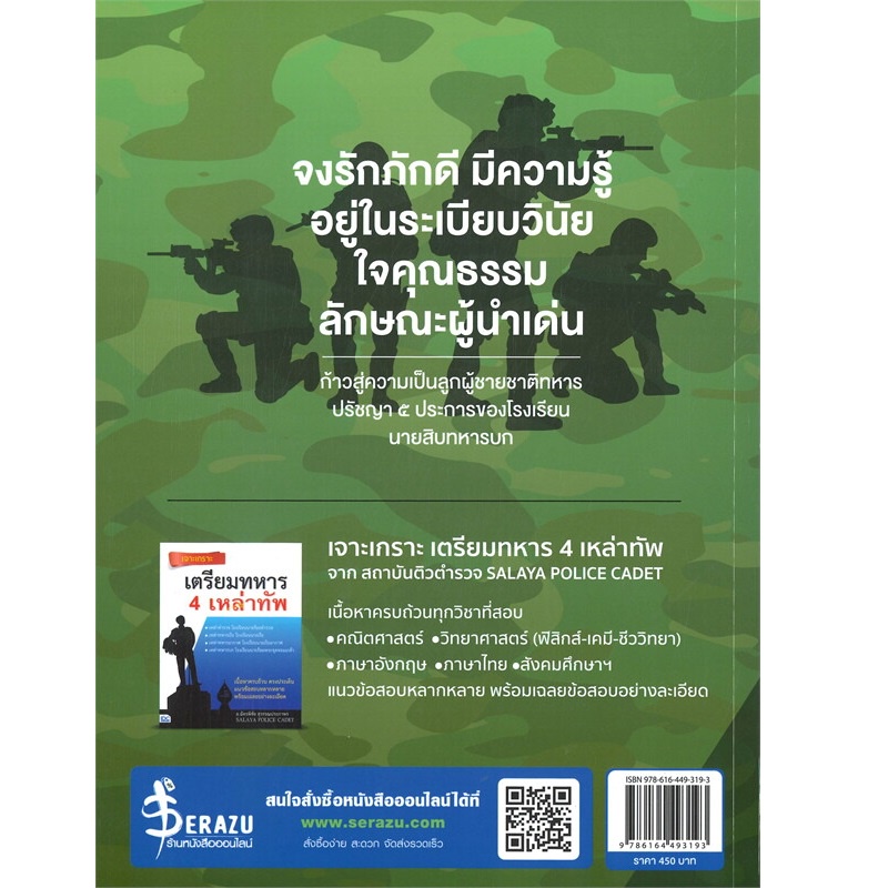 b2s-หนังสือ-ติวสอบเข้ม-นักเรียนนายสิบทหารบก