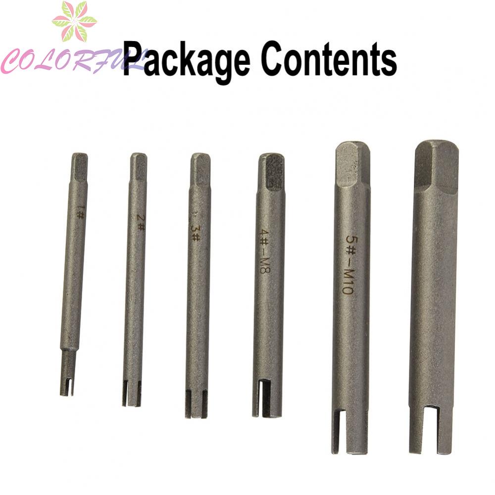 【COLORFUL】6* Remove Stripped Damaged Screw Taps Extractor Broken Head