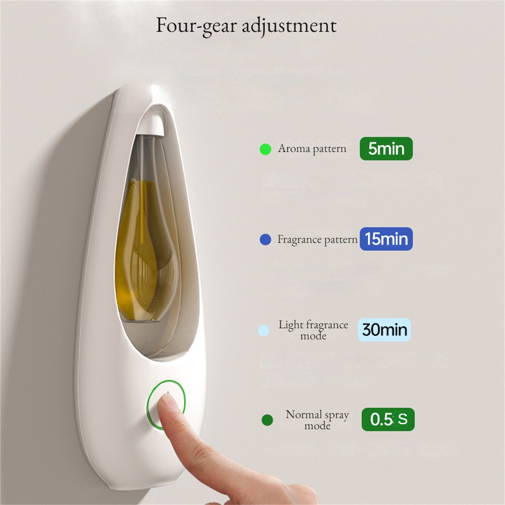 smart-air-freshener-automatic-aroma-sprayer-ไร้สาย-automatic-ultrasonic-essential-oil-aromatherapy-diffuser-aroma-diffuser-air-purifier-humidifiers-flower