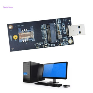 Doublebuy อะแดปเตอร์การ์ด WWan M2 USB3 0 DW5811e DW5816E EM7455 L860-GL พร้อมเสาอากาศซิมสล็อต