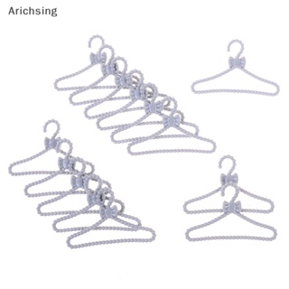 &lt;Arichsing&gt; ไม้แขวนเสื้อ ขนาดเล็ก สีเทา สําหรับตกแต่งบ้านตุ๊กตา 20 ชิ้น