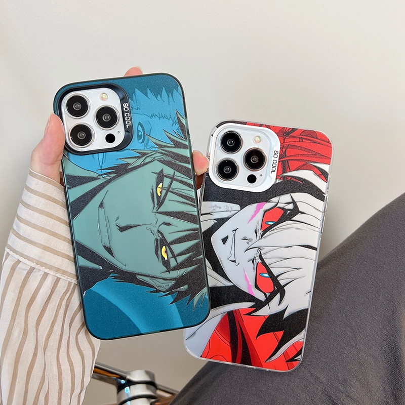 เคสโทรศัพท์มือถือ-ผิวด้าน-พิมพ์ลายอินุยาฉะ-bleach-kurosaki-ichigo-สองชั้น-สําหรับ-iphone-14-pro-max-13-12-pro-max-11