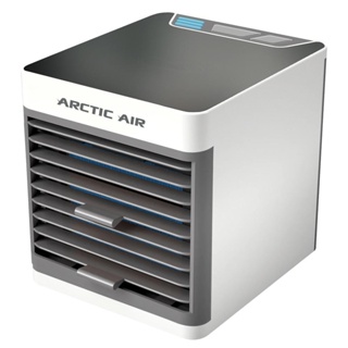 "Arctic Air Cooler mini fan เครื่องทำความเย็นมินิ แอร์พกพา แอร์ตั้งโต๊ะขนาดเล็ก พัดลมไอเย็น พกพาง่าย เล็ก ทำความเย็นจิ๋ว