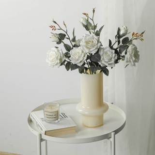 แจกันแก้วหยก ใส่นม ดอกไม้ สไตล์ฝรั่งเศส ไฮเอนด์ สําหรับตกแต่งบ้าน ห้องนั่งเล่น