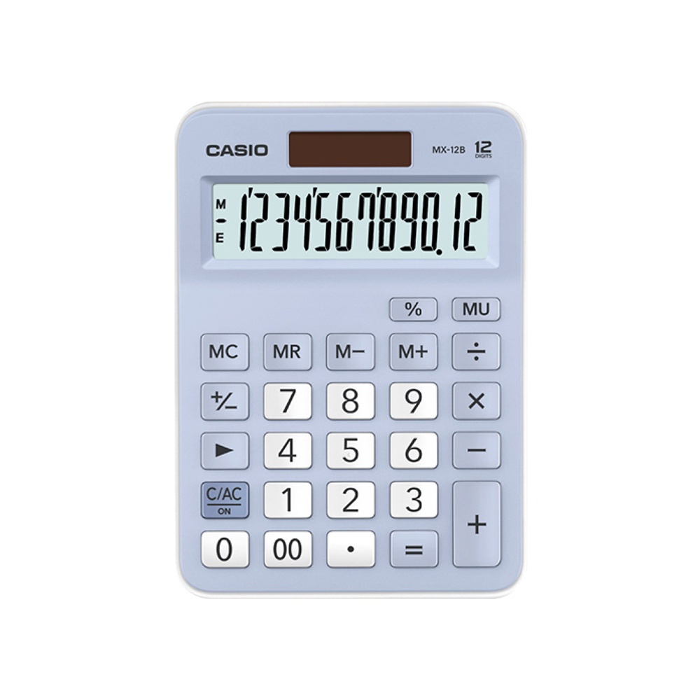 casio-calculator-เครื่องคิดเลข-คาสิโอ-รุ่น-mx-12b-lb-แบบตั้งโต๊ะสีสัน-ขนาดกะทัดรัด-12-หลัก-สีฟ้าอ่อน