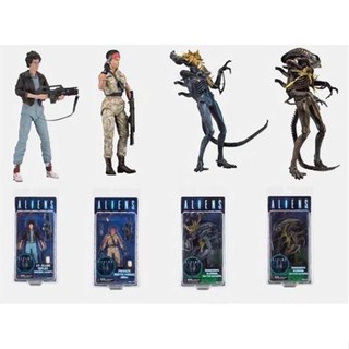 Neca Alien 12th Wave Alien Battle Damage ชุดหูฟัง ลายพราง ขยับได้ สําหรับผู้หญิง