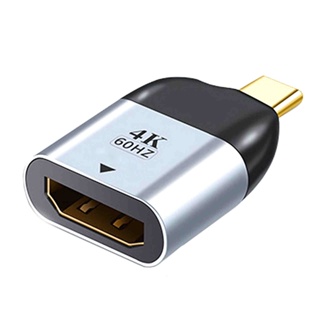 Rich2.br อะแดปเตอร์แปลงสายเคเบิ้ล USB Type C เป็น HDMI 4K 60HZ สําหรับ Thunderbolt 3