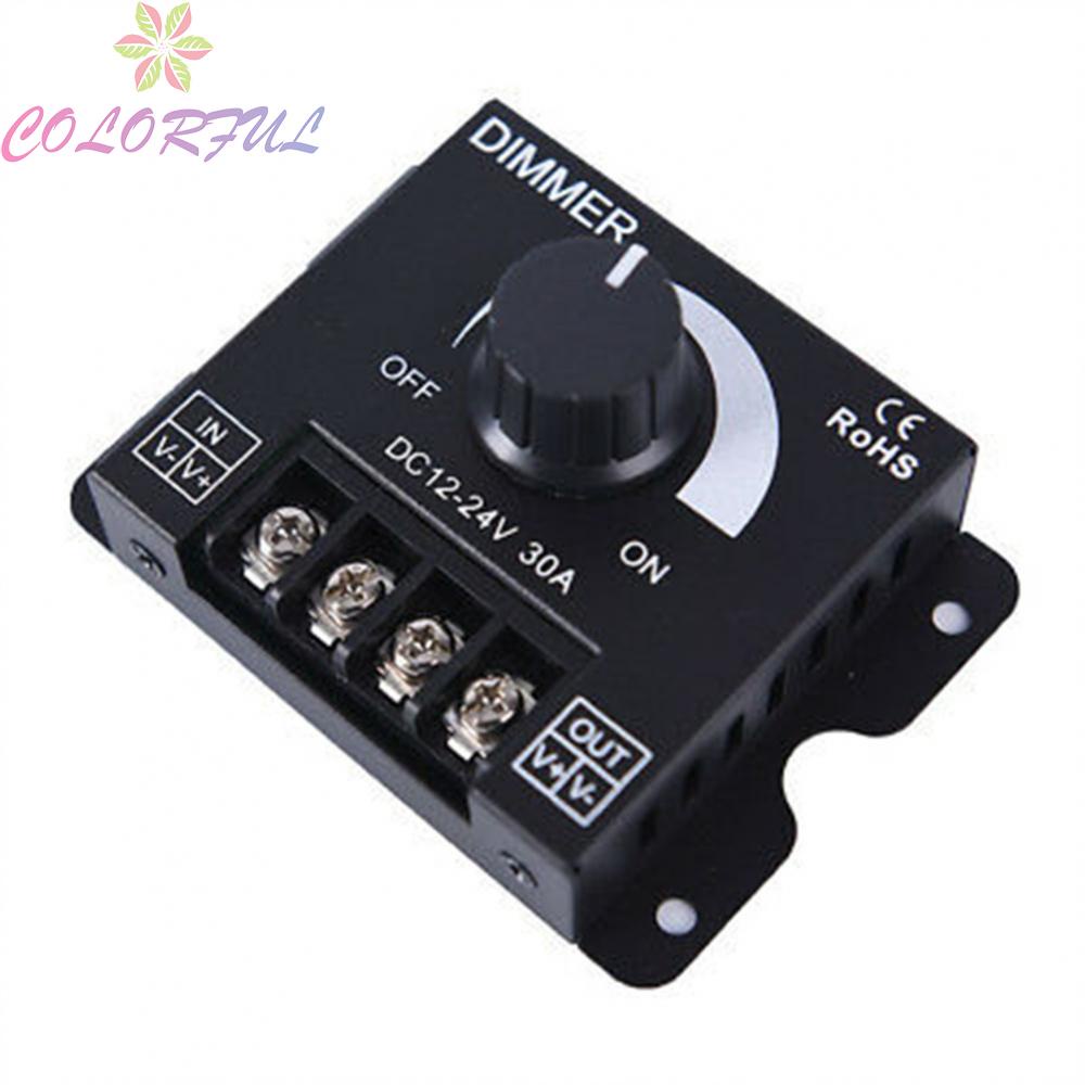 【COLORFUL】Dimmer 12v/24v 30A Led Switch No Flickering For Led Strip