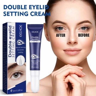  3PCS/5ml EELHOE Double eyelid Setting Cream Big Eye Beauty Cream Firming Skin Lift Eyelid Setting Cream