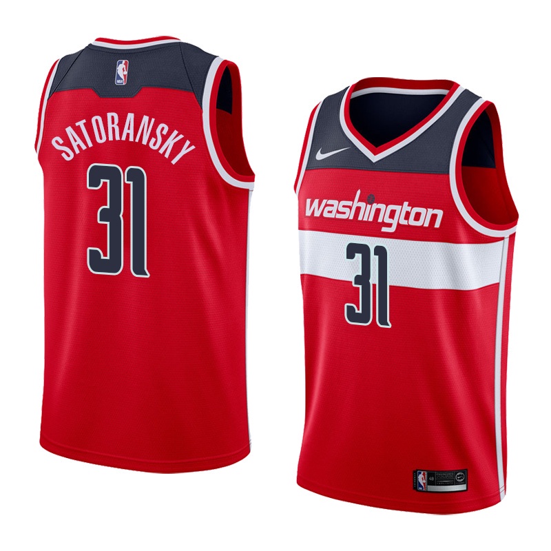 washington-wizards-31-tomas-satoransky-เสื้อสเวตเตอร์ของเสื้อบาสเก็ตบอล-nba-jersey