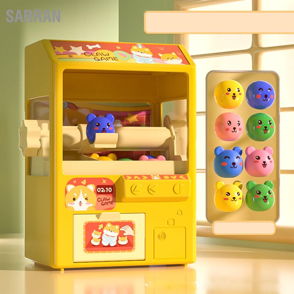 sarran-เครื่องก้ามปูตุ๊กตาขนาดเล็ก-emulational-music-light-เครื่องจับตุ๊กตาของเล่นเพื่อการศึกษาสำหรับเด็ก