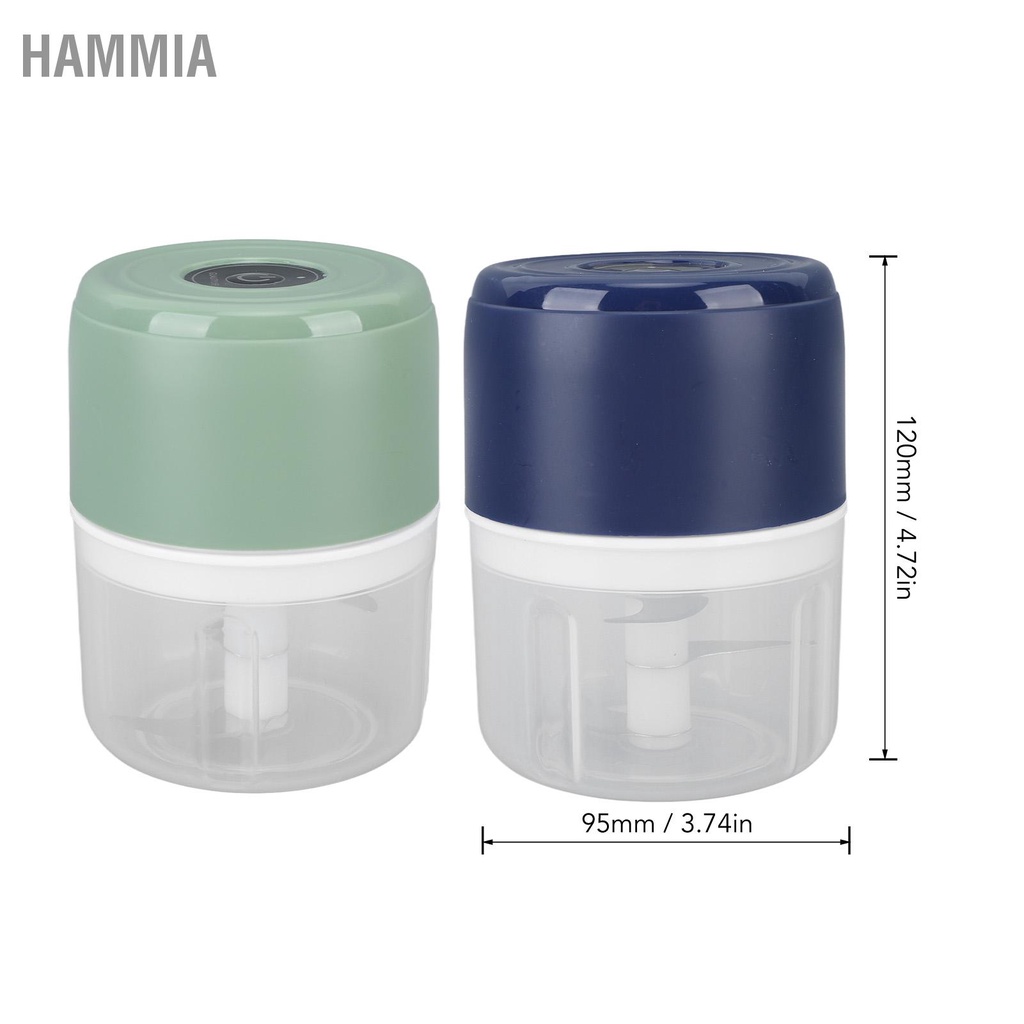 hammia-เครื่องบดสับกระเทียม-หัวหอมไฟฟ้า-แบบพกพา-ชาร์จ-usb-สําหรับผัก-พริกไทย-เครื่องปรุงรสเด็ก-250-มล