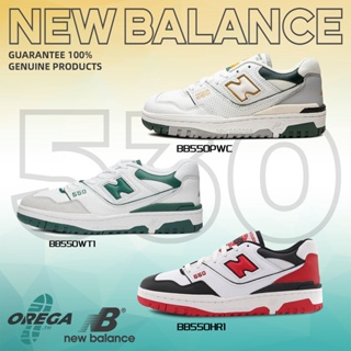 {100%แท้}New Balance 550 BB550WT1/BB550HR1/BB550PWC รองเท้าผ้าใบ