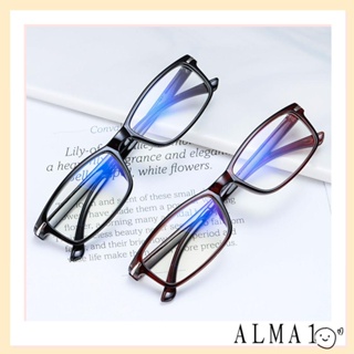 Alma TR90 แว่นตาอ่านหนังสือ วิสัยทัศน์ การดูแล ยืดหยุ่น น้ําหนักเบา แว่นสายตายาว