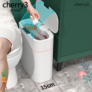 Cherry3 ถังขยะไฟฟ้าอัตโนมัติ 13-16 ลิตร อุปกรณ์เสริม สําหรับห้องครัว ห้องน้ํา