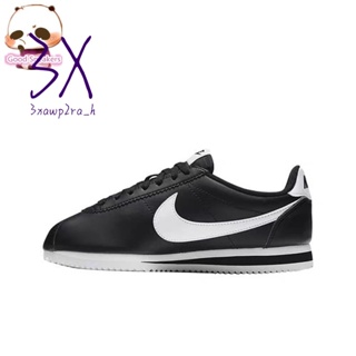 ใหม่ nike Cortez รองเท้ากีฬา รองเท้าวิ่งลําลอง สีดํา และสีขาว 36-44