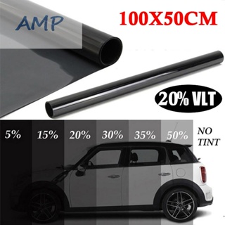 ⚡READYSTOCK⚡High Quality Roll Dark Uncut Black Solar Window VLT 20% Heat Protector Tint Film