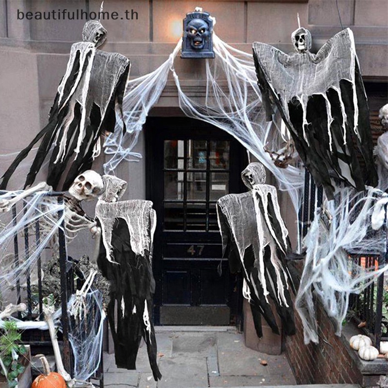 halloween-decor-จี้หัวกะโหลกผีผีสิง-สําหรับแขวนตกแต่งบ้านผีสิง-ฮาโลวีน