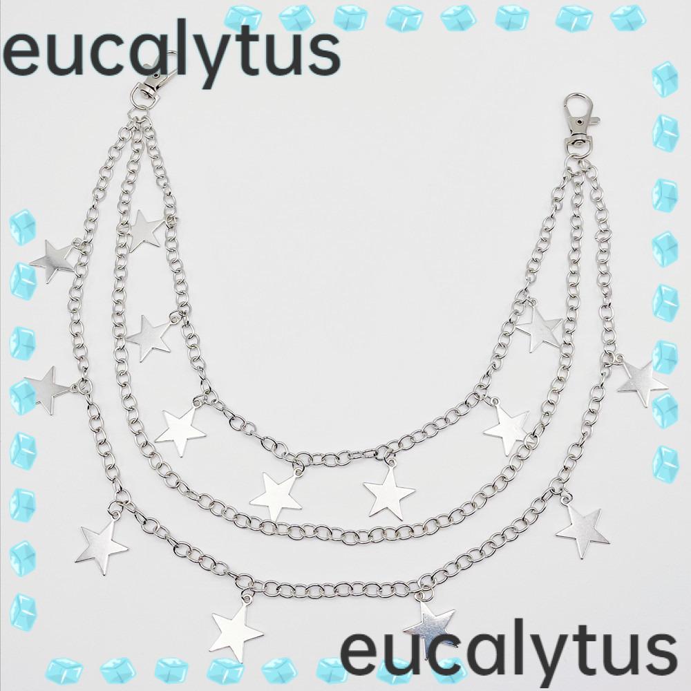 eucalytus1-สร้อยคอโซ่-จี้รูปดาวห้าแฉก-ประดับพู่-สไตล์ฮิปฮอป