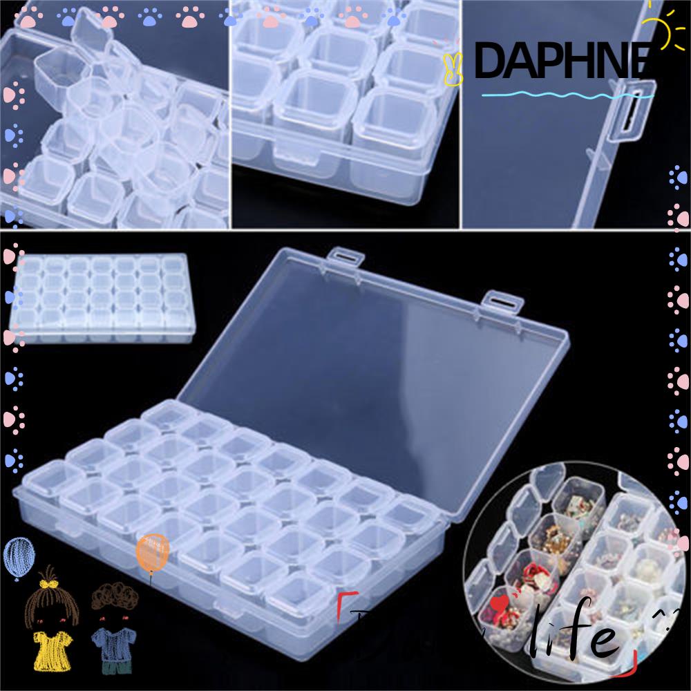 daphne-กล่องเก็บของ-28-ช่อง-พลาสติก-ปรับได้-เล็บ-พลอยเทียม-จัดระเบียบ