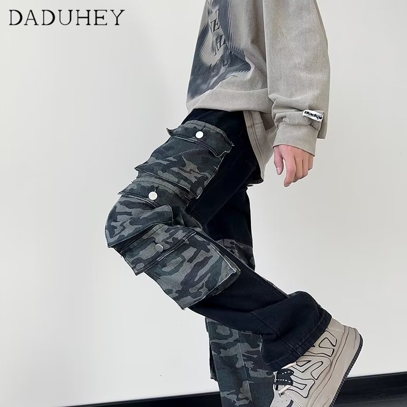 daduhey-2023-american-style-retro-all-match-straight-casual-pants-mens-ins-fashionable-high-street-multi-pocket-slim-fit-patchwork-jeans