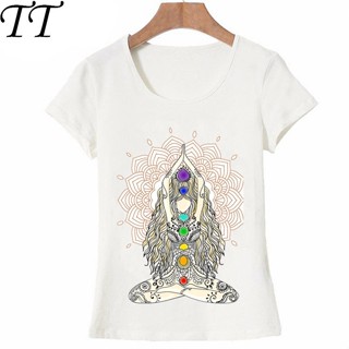 เสื้อยืดแขนสั้น พิมพ์ลายดอกบัวน่ารัก แฟชั่นฤดูร้อน สําหรับผู้หญิง