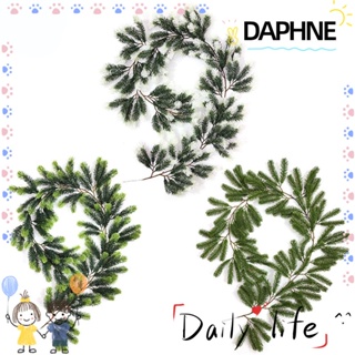Daphne สนประดิษฐ์ พวงมาลัย DIY อุปกรณ์งานเลี้ยงปี หวายสีเขียว