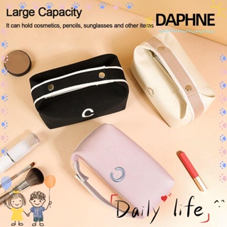 Daphne กระเป๋าเครื่องสําอาง กระเป๋าปากกา แบบมีซิป แฟชั่น สําหรับเดินทาง