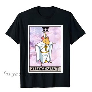 เสื้อยืด พิมพ์ลายไพ่ทาโรต์ Dorime Rat Judgement แฟชั่นสําหรับผู้ชาย ไซซ์ XS - 4XL