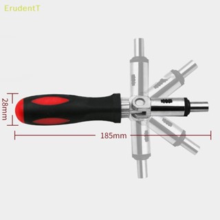 [ErudentT] ชุดไขควงวงล้อ หกเหลี่ยม 1/4 180 องศา พับได้ [ใหม่]