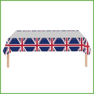 ผ้าปูโต๊ะ PE กันน้ํา ลายธงชาติอังกฤษ ขนาด 86 นิ้ว X 51 นิ้ว สําหรับตกแต่ง