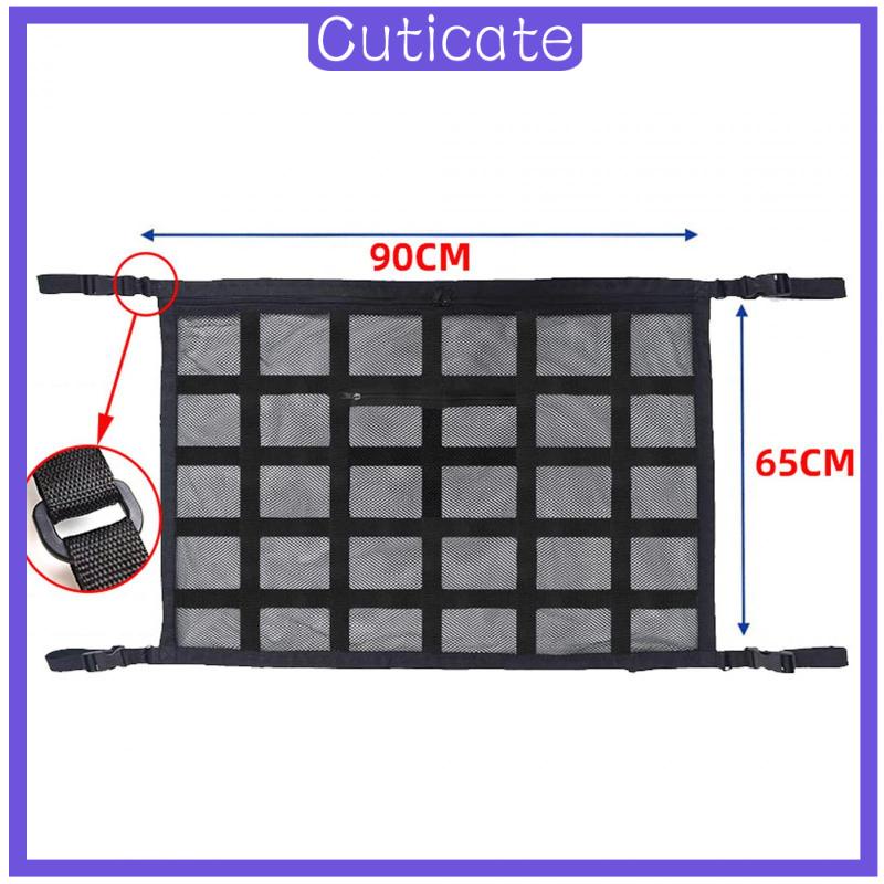 cuticate-กระเป๋าตาข่ายเก็บของ-ติดเพดานรถยนต์-ติดตั้งง่าย-ประหยัดพื้นที่-สําหรับรถยนต์