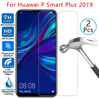 กระจกนิรภัยกันรอยหน้าจอ สําหรับ huawei p smart plus 2019 case cover on psmart smar smat samrt phone case bag 360