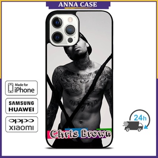 เคสโทรศัพท์มือถือ ลายนักร้อง Chris Brown สําหรับ iPhone 14 Pro Max 13 Pro Max Samsung Galaxy Note10+ S21Ultra