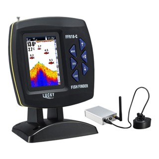 FF918CWLS Wireless Operation Echo Detecting Fish Finder 980 Feet Detector