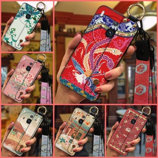 Durable Wristband Phone Case For ZTE-Nubia Z50S Pro Shockproof Anti-dust Chinese style Kickstand Dirt-resistant Lanyard