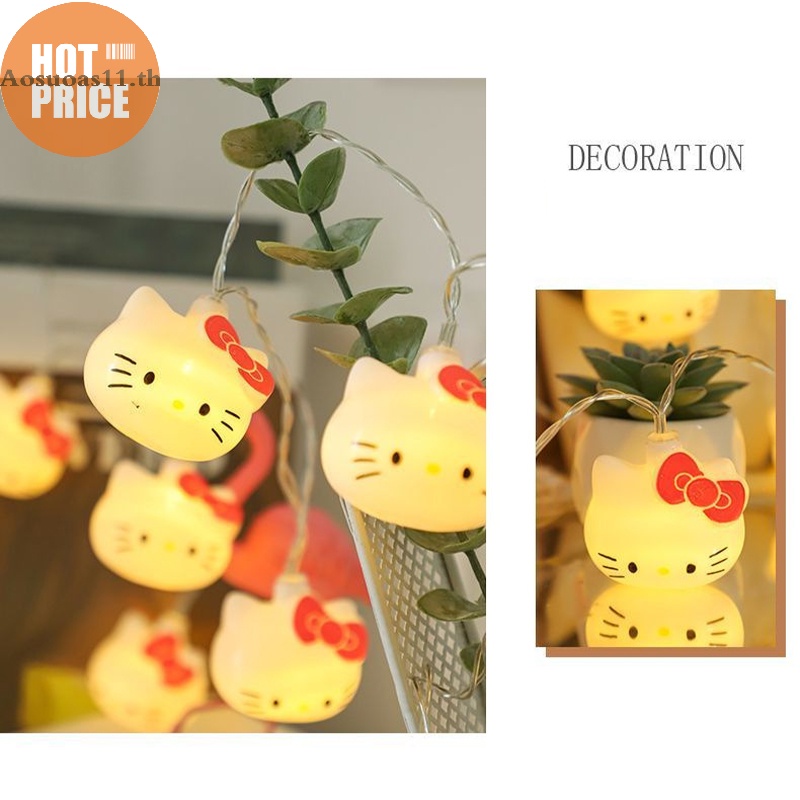 aosuoas-สายไฟ-led-รูปการ์ตูน-hello-kitty-เรืองแสง-สําหรับตกแต่งห้องเล่นเกม