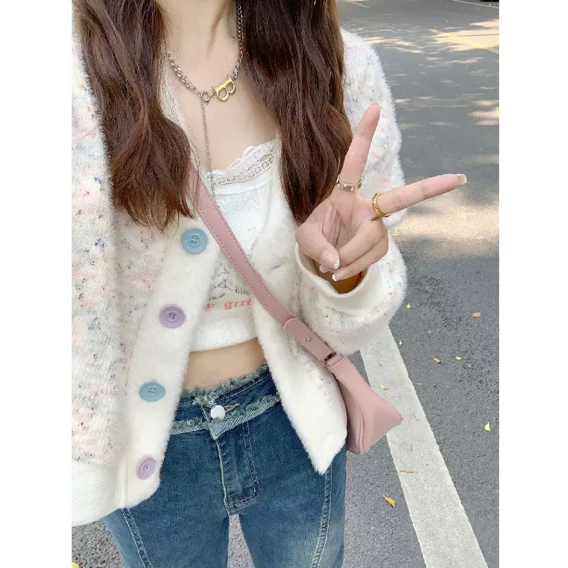 เสื้อแจ็กเก็ตกันหนาว-คอวี-ตัวสั้น-สไตล์ใหม่-เหมาะกับฤดูใบไม้ผลิ-สําหรับผู้หญิง